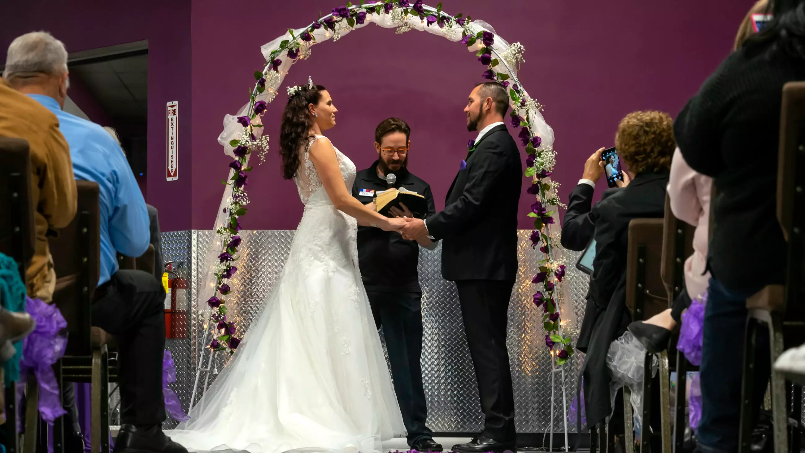 Two Former Addicts Turned Gym Junkies Get Married In The Gym