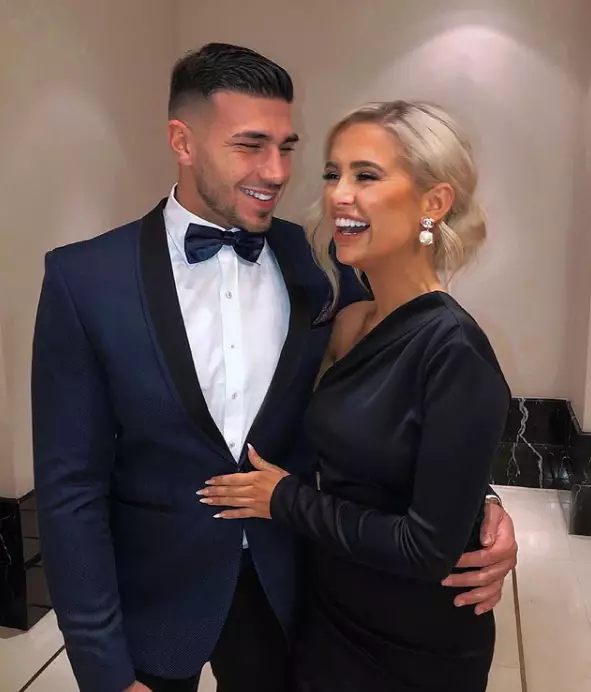 Tommy Fury with girlfriend Molly.