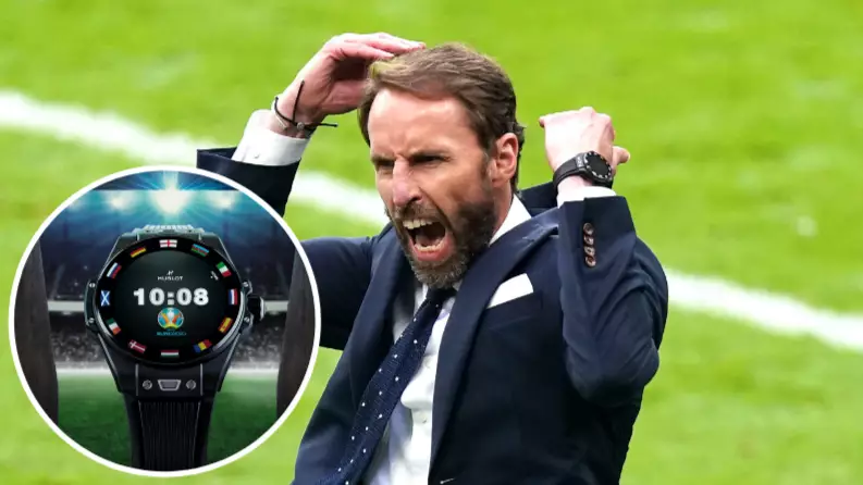 Gareth Southgate Is Sporting £4,800 Watch That Gives Him Detailed Match Information At Euro 2020