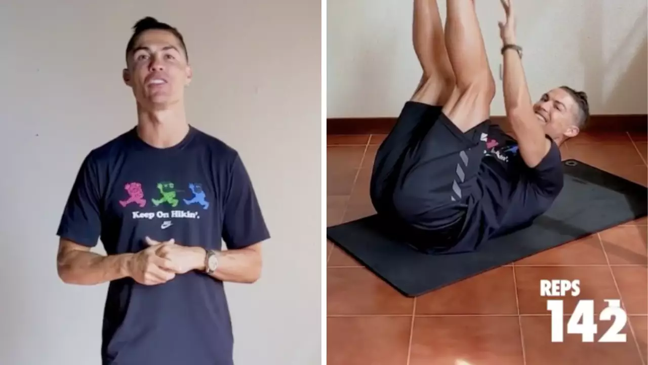 Cristiano Ronaldo Creates The 'Living Room Cup' Challenge And His Score Will Be Seriously Hard To Beat