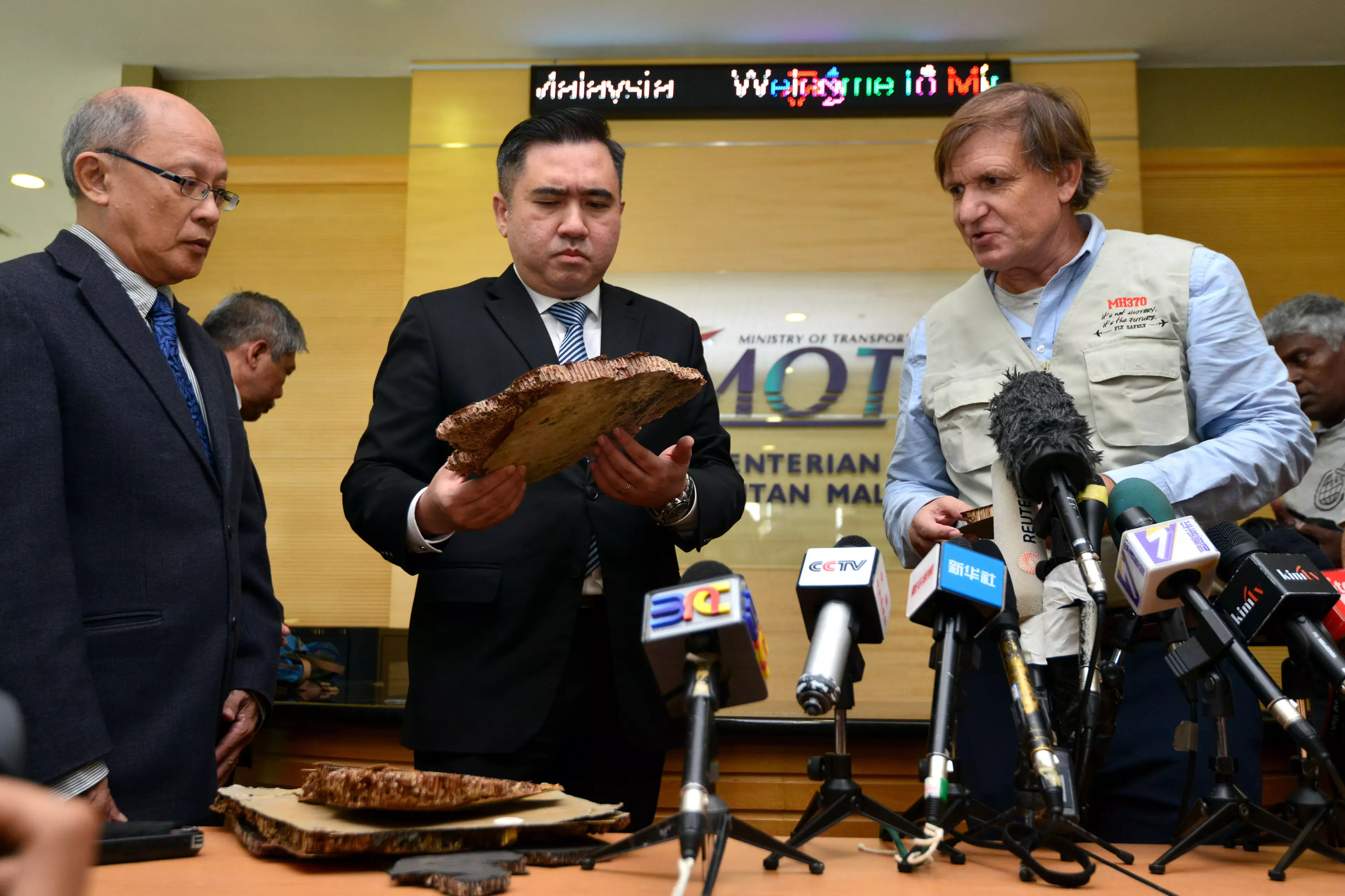 Possible debris from MH370 which was discovered in 2018.