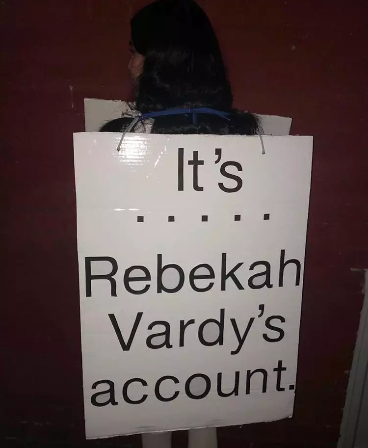 It's...Rebekah Vardy's account.