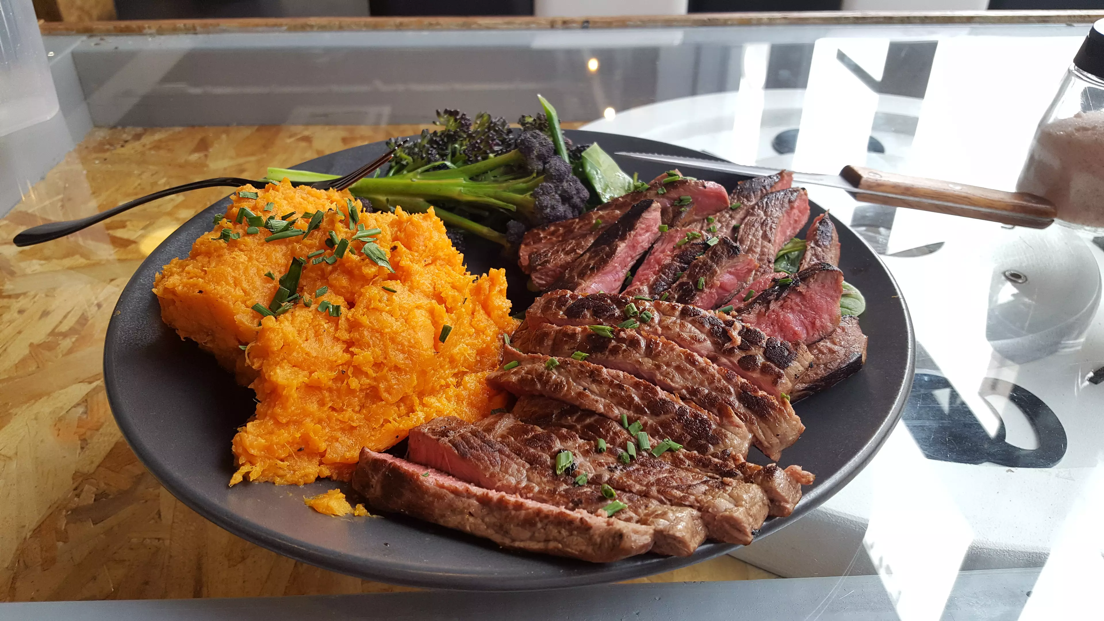 Steak at 9.30am is quite enjoyable.