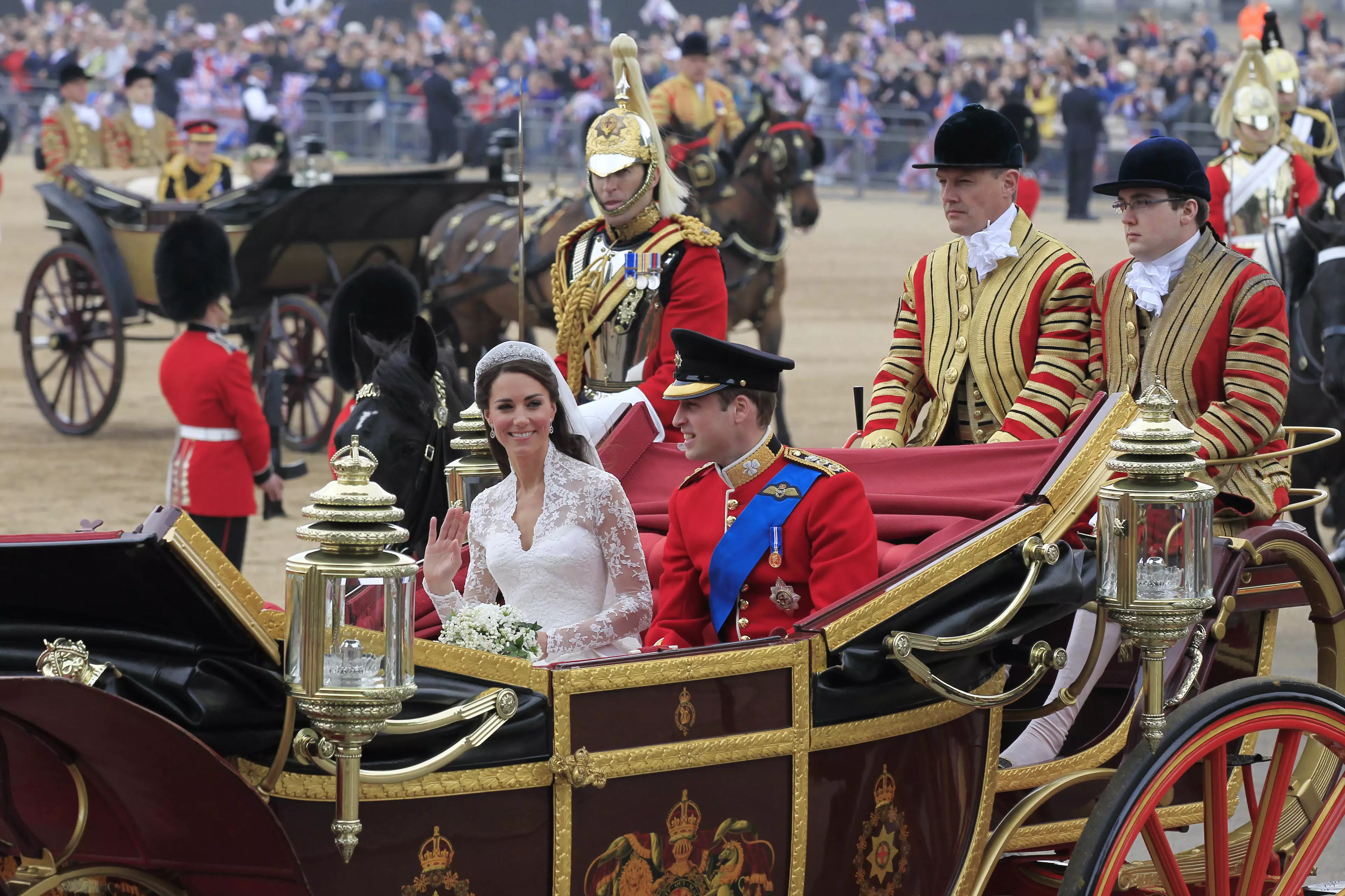 William and Kate's wedding was watched by millions of people across the world (