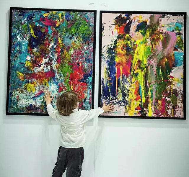 Laurent's work has been on display at art fairs. (Instagram/@laurents.art)