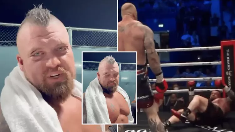 Thor Ufc Eddie Hall Has Broken His Silence After Devastating Defeat To Bitter ...