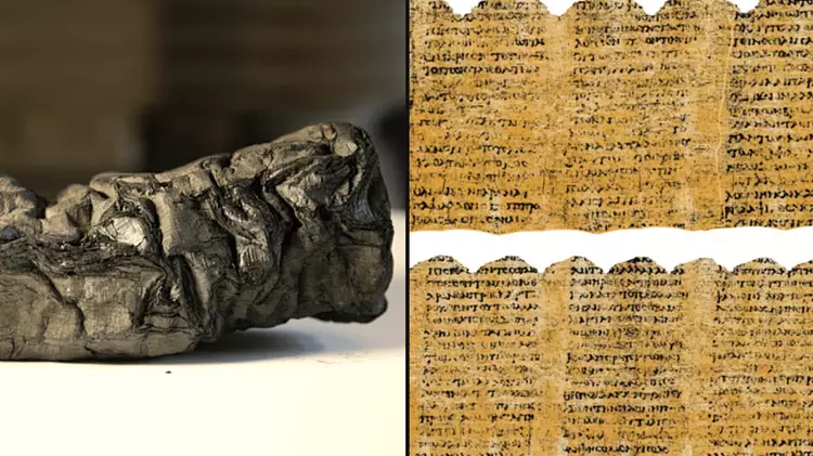 Scrolls Rome Ancient scroll from almost 2,000 years ago has finally been decoded ...