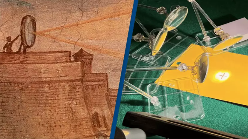 Deathray 12-year-old builds replica of Archimedes' ancient death ray and it ends ...