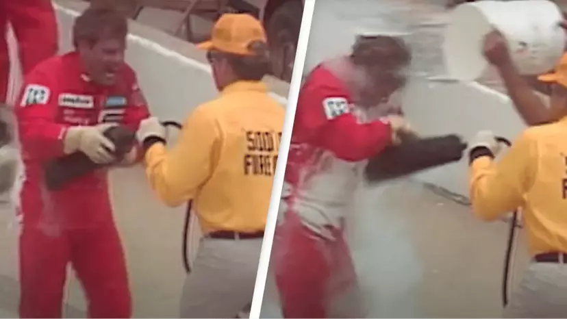 Horrifying video of invisible fire during Indy 500 race has people ...